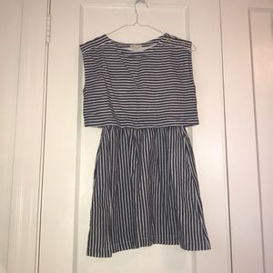 CrewCuts Blue & White Striped Dress